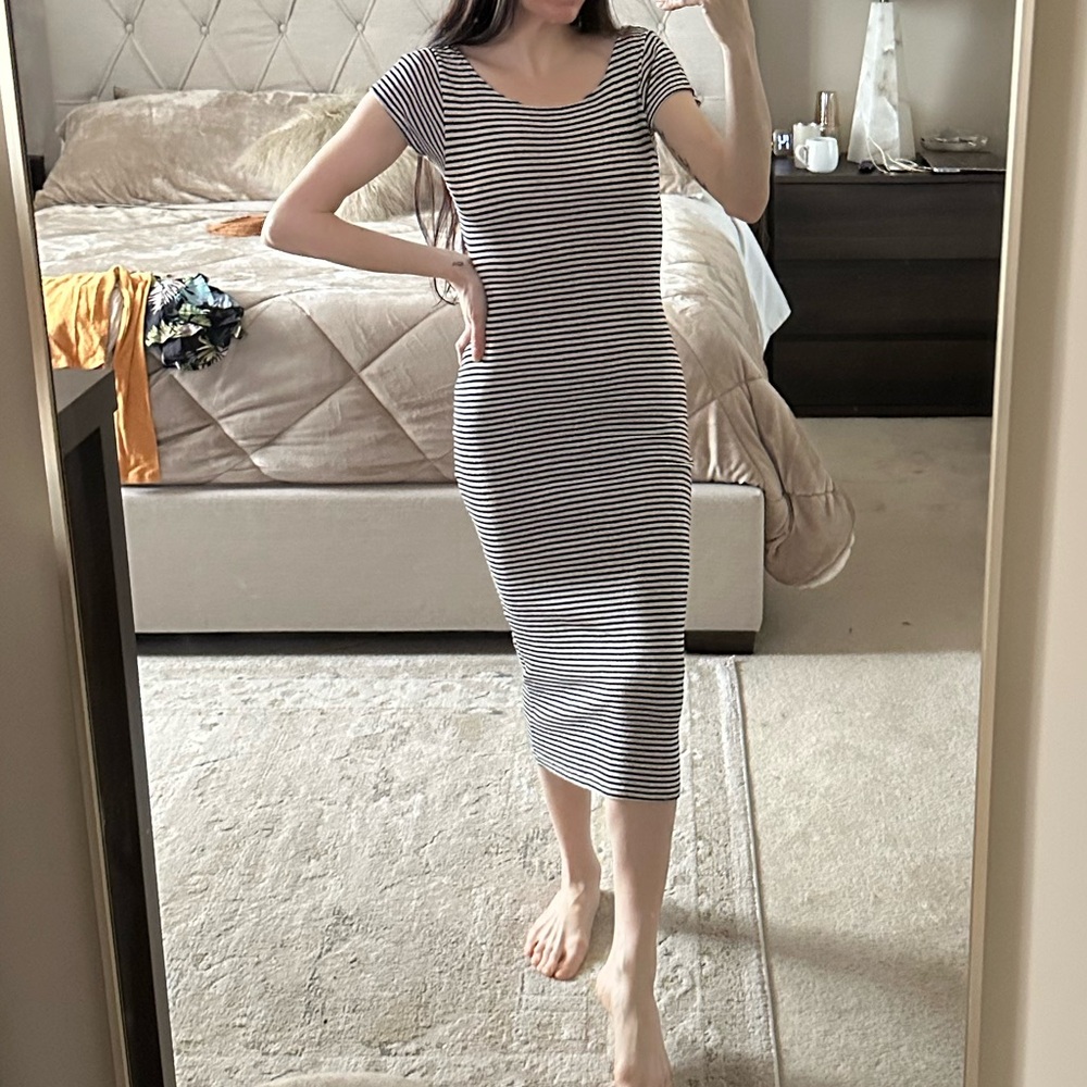 Just Female Low-Back Maxi Dress